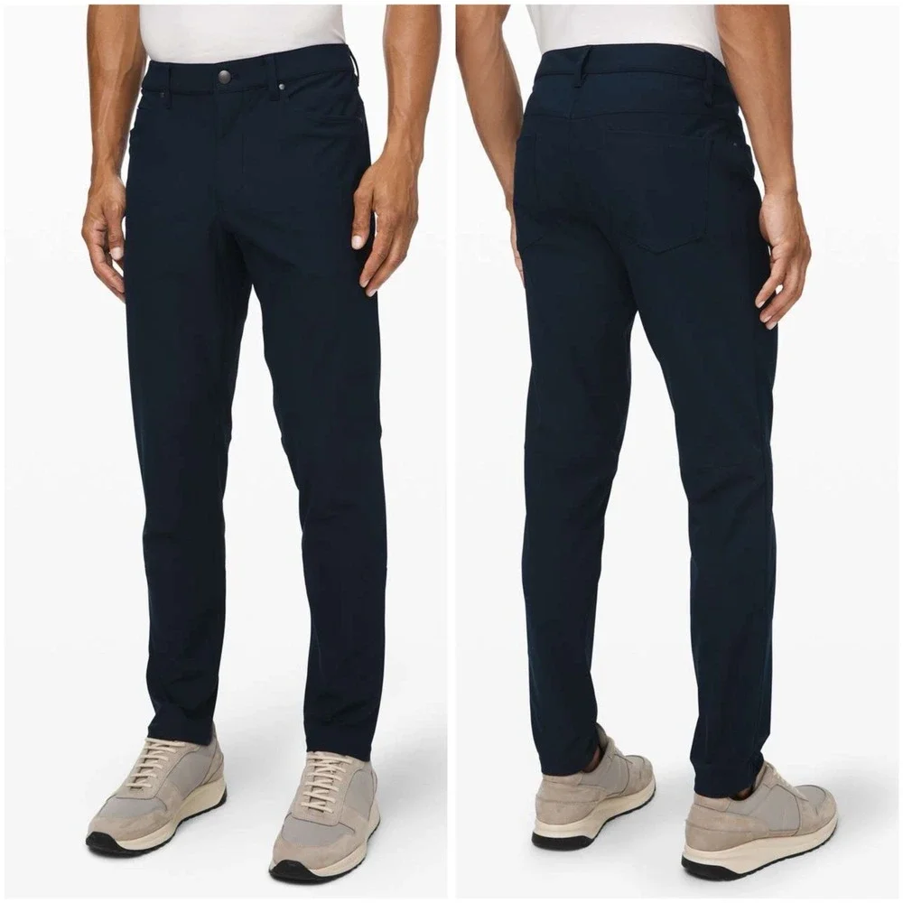 Lululemon ABC Pant Slim 32 x 28 *Warpstreme True Navy M5AD8S